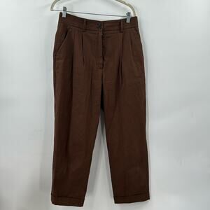 Margaret Howell brown cropped trousers